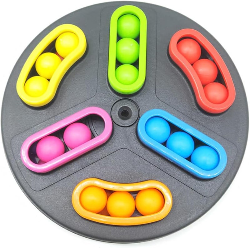 لعبة فانزاك الدوارة للضغط على الكرة المتاهة للأطفال لتخفيف التوتر لون عشوائي - Image 1